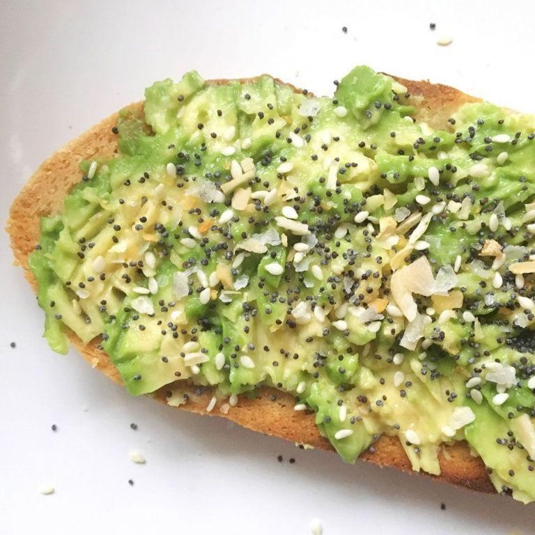 Avocado Toast with Everything Bagel Seasoning