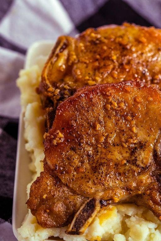 BBQ Brown Sugar Crock Pot Pork Chops