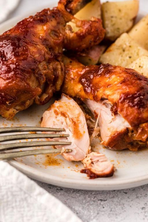 BBQ Chicken and Potato Crockpot Comfort Food