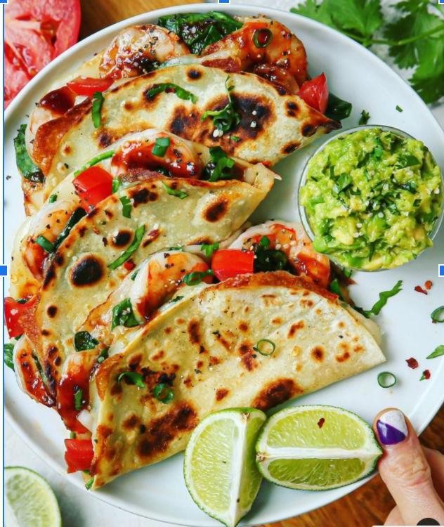 BBQ Shrimp Quesadilla