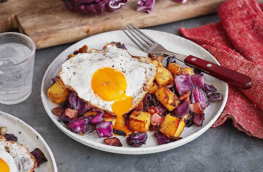 Bacon and Cabbage Hash