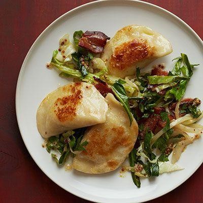 Bacon and Cabbage Pierogi