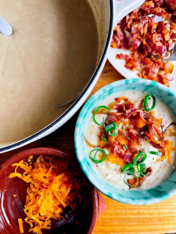 Bacon and Caramelized Onion Soup