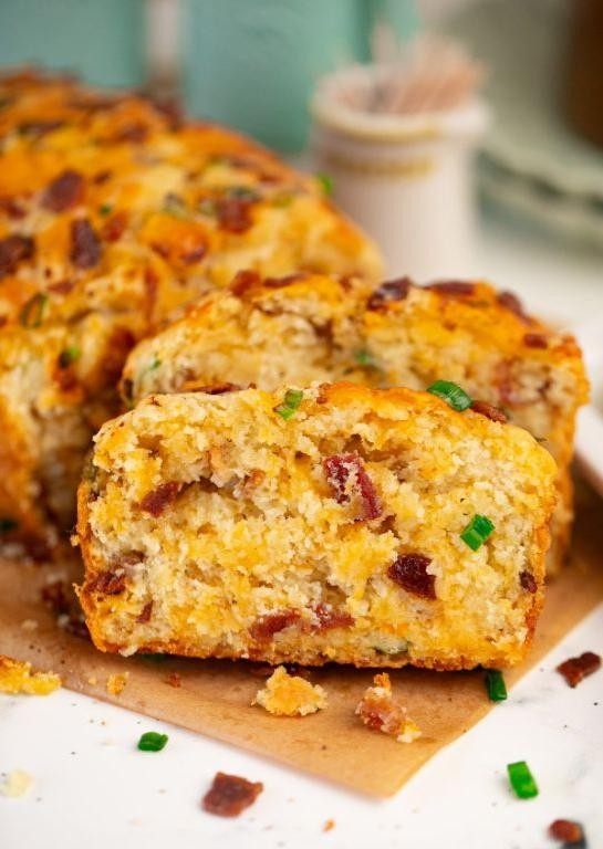 Bacon and Cheddar Savory Loaf