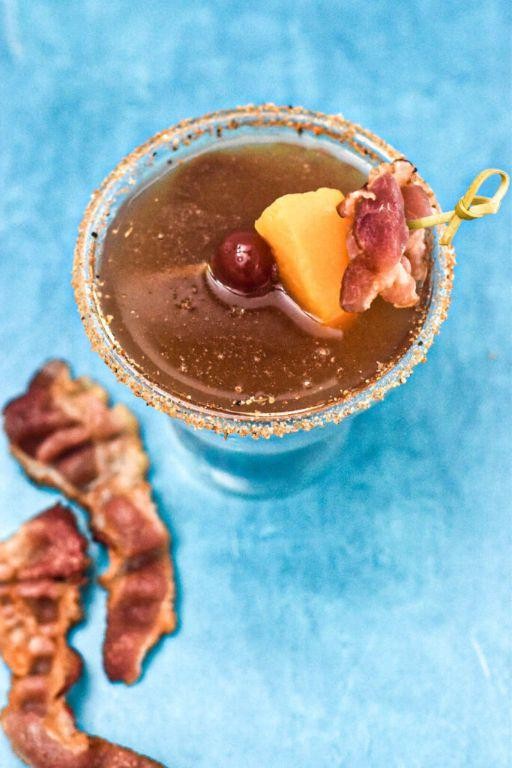 Bacon-Infused Dirty Martini