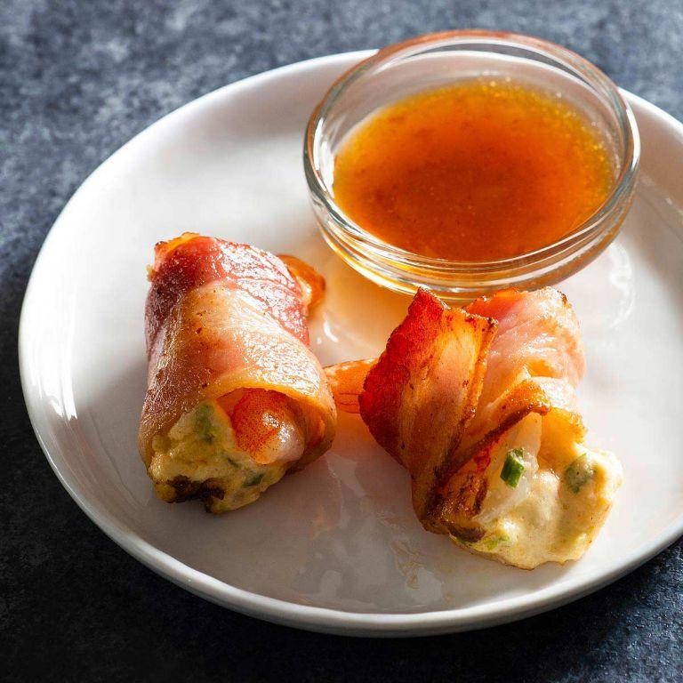 Bacon-Wrapped Shrimp Dip with Cream Cheese
