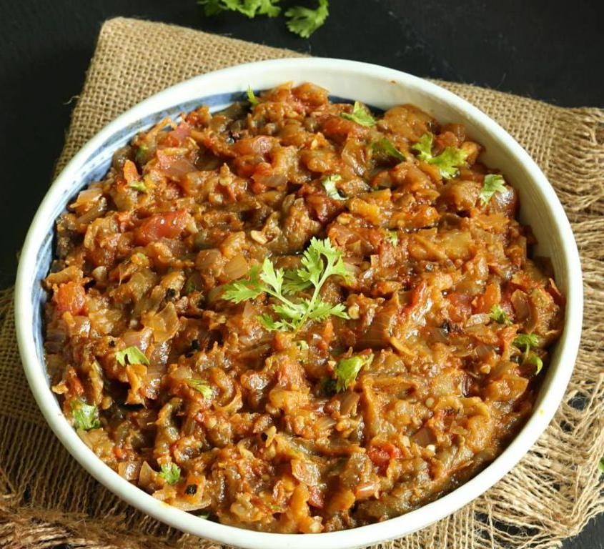 Baingan Bharta Indian Tacos