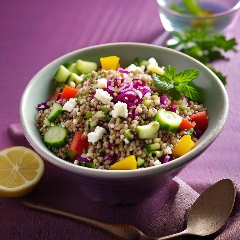 Bajra Salad with Lemon Dressing
