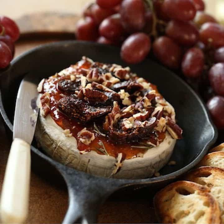 Baked Brie with Fig Jam