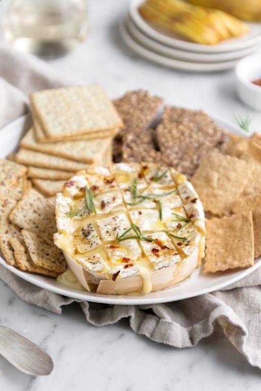 Baked Camembert with Rosemary and Honey