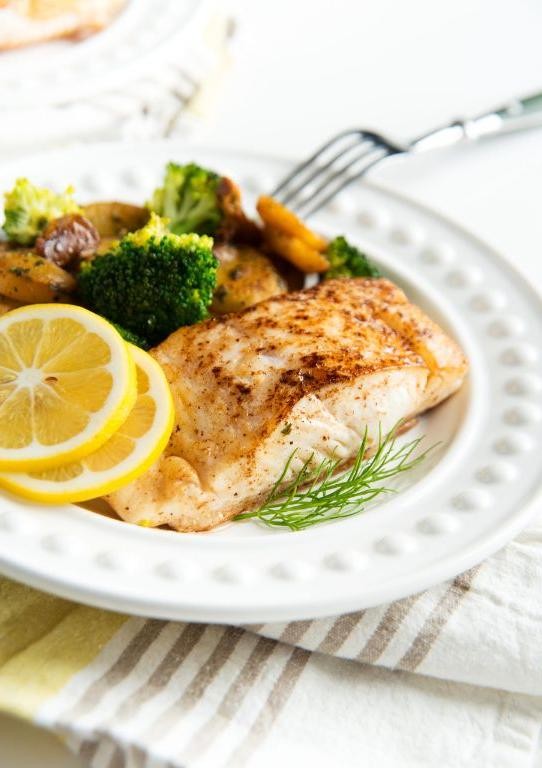 Baked Cod with Lemon and Dill