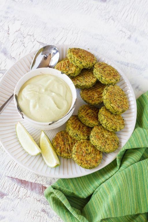 Baked Falafel with Avocado Spread
