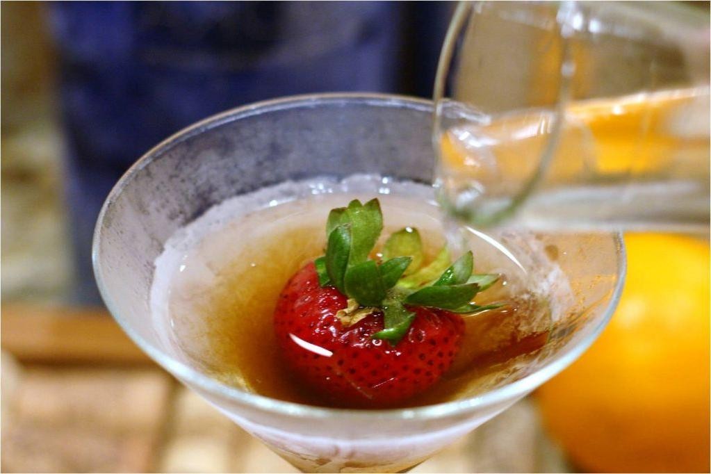 Balsamic Dirty Martini