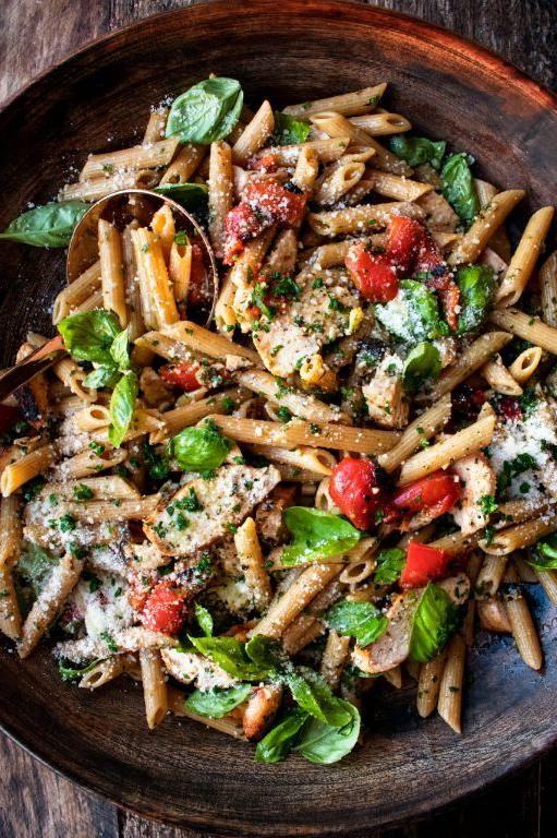 Balsamic Glazed Grilled Chicken Pasta Salad