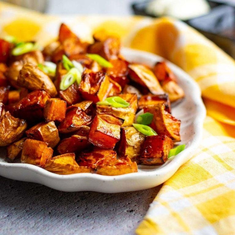 Balsamic Roasted Sweet Potatoes