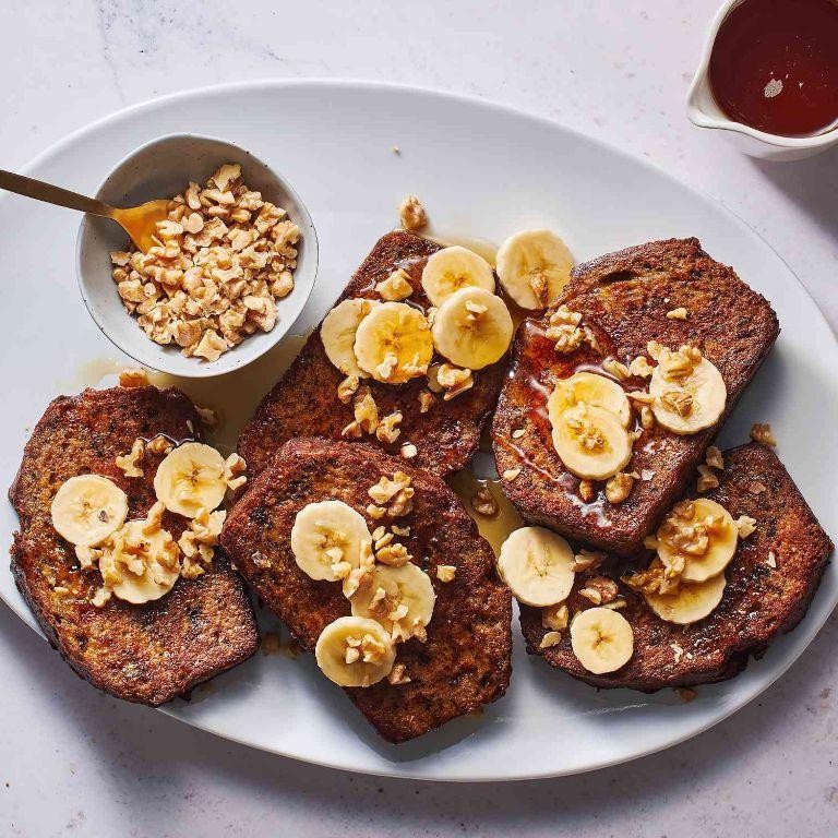 Banana Nut Bread French Toast