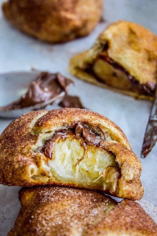Banana Nutella Crescent Roll Pockets