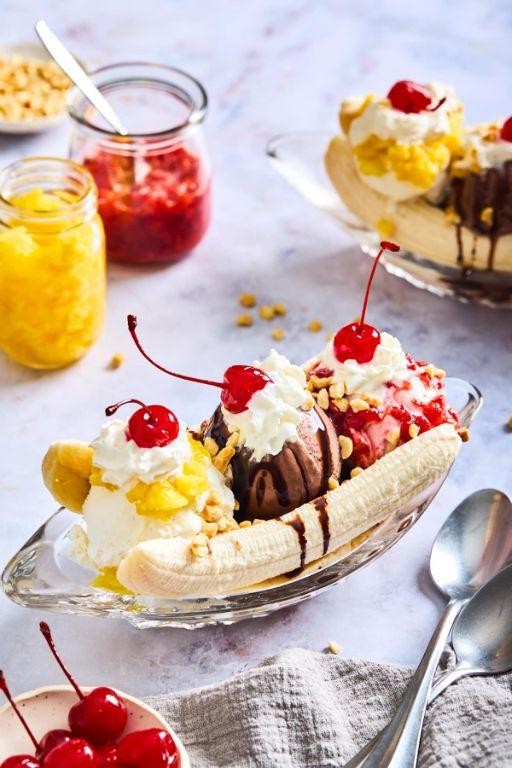 Banana Split Ice Cream
