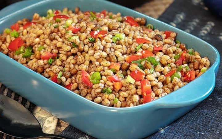 Barley and Lentil Pilaf