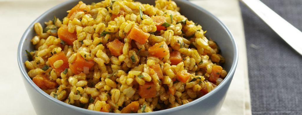 Barley and Sweet Potato Hash