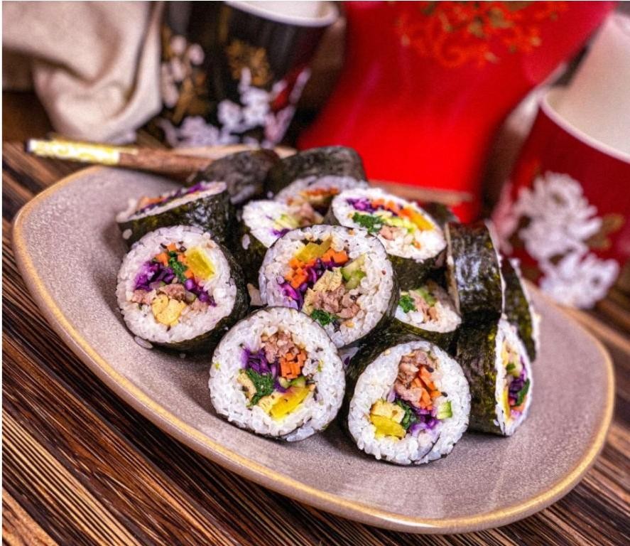 Beef Bulgogi Sushi Rolls