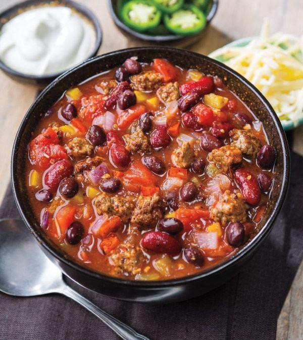 Beef Cube Chili with Beans
