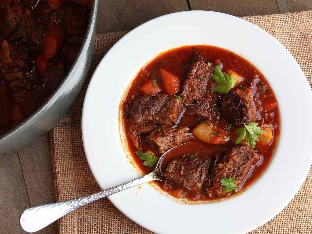 Beef Cube Goulash with Paprika