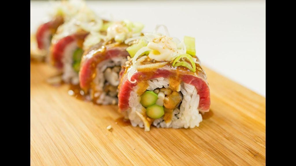 Beef Tataki Sushi Rolls