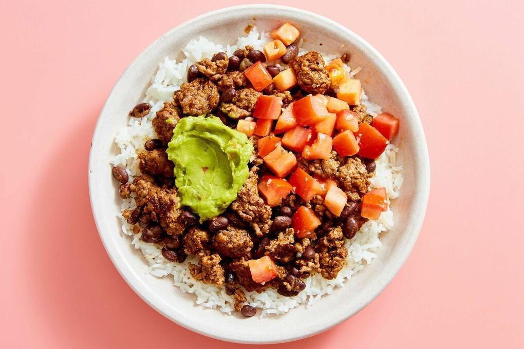 Beef and Black Bean Burrito Bowl