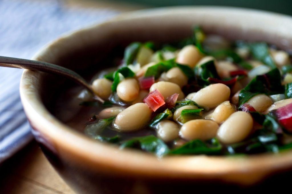 Beet Greens and White Bean Stew
