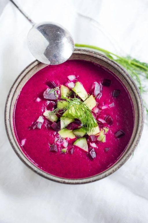 Beet and Cucumber Gazpacho