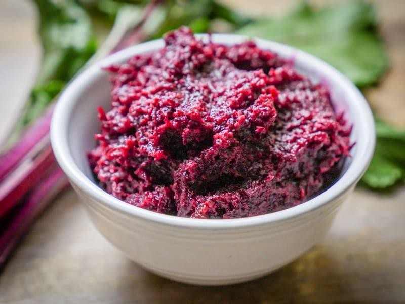 Beet and Horseradish Pickled Relish