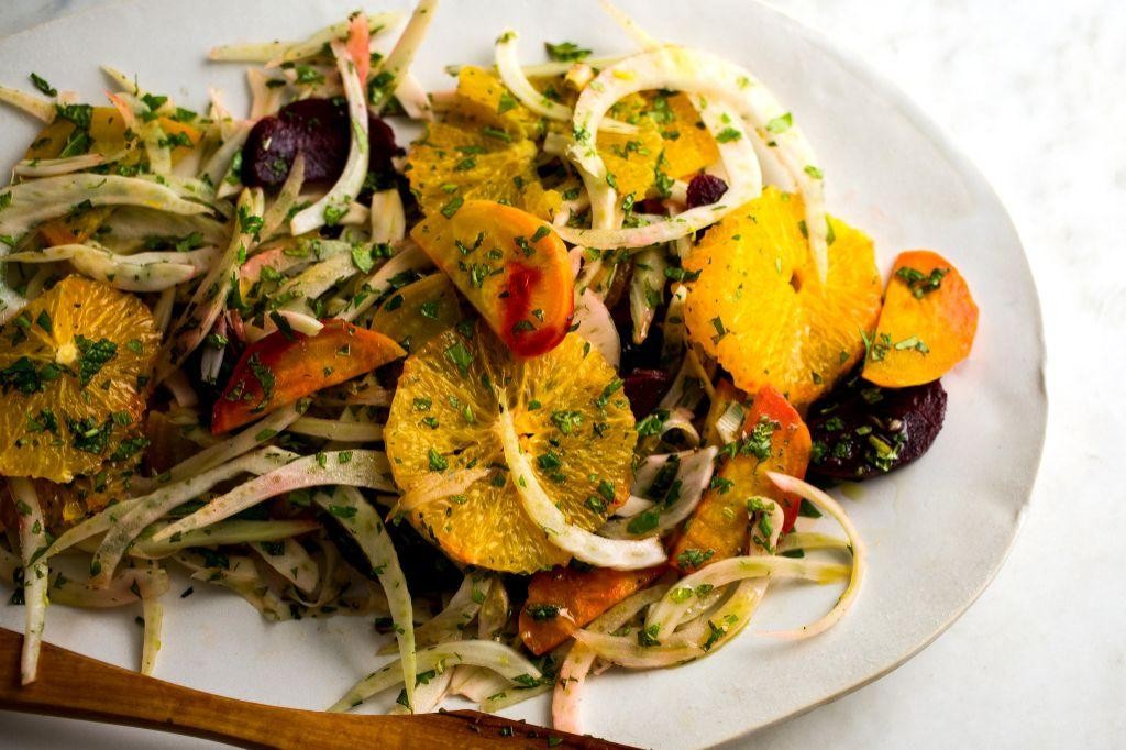 Beet and Orange Salad with Fennel