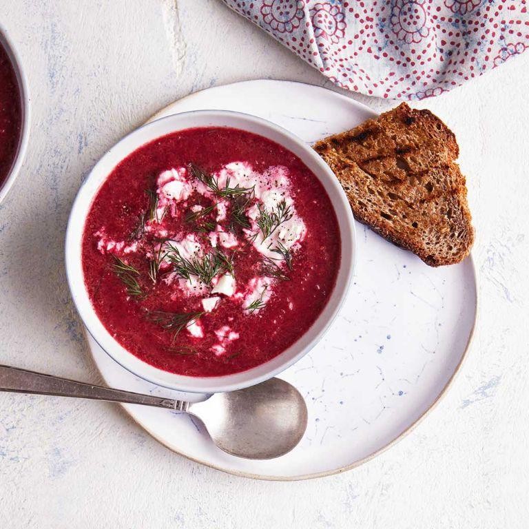 Beetroot and Apple Borscht