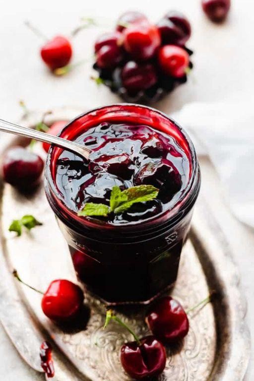 Bing Cherry Compote with Cinnamon