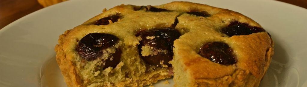 Bing Cherry and Almond Tart