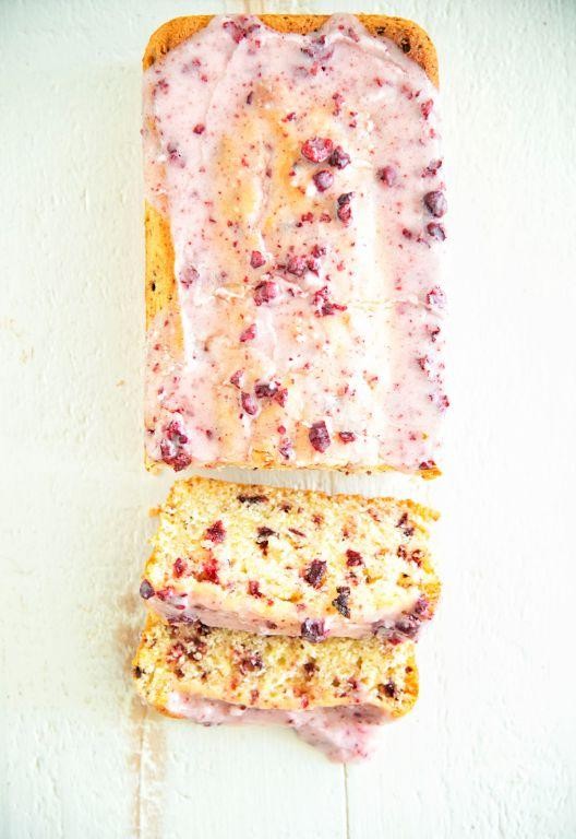 Bing Cherry and Lemon Loaf Cake