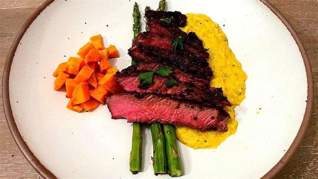 Bison Roast with Coffee and Spice Rub