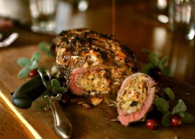 Bison Roast with Red Wine Reduction