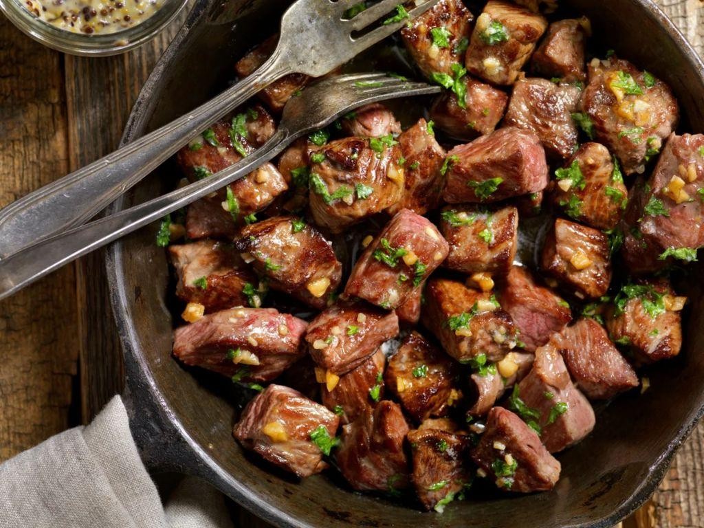 Bison Roast with Rosemary and Garlic Butter