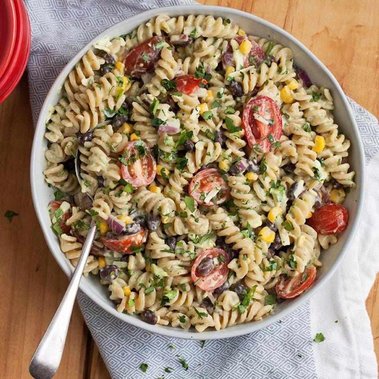 Black Bean Pasta with Avocado Cream Sauce