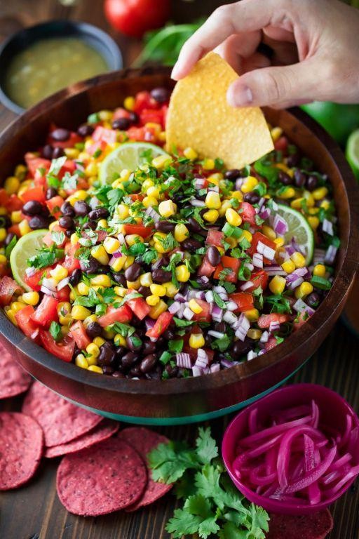 Black Bean and Canned Tomato Salsa