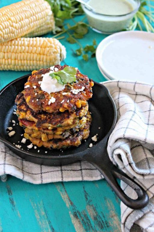 Black Bean and Corn Fritters