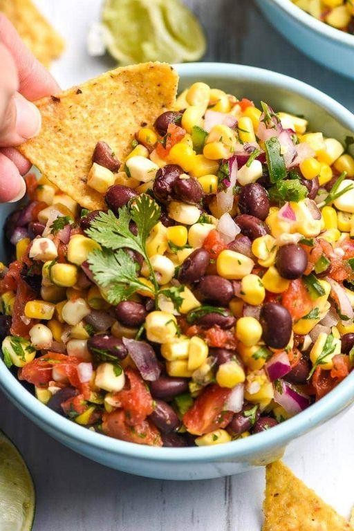 Black Bean and Corn Salsa Dip