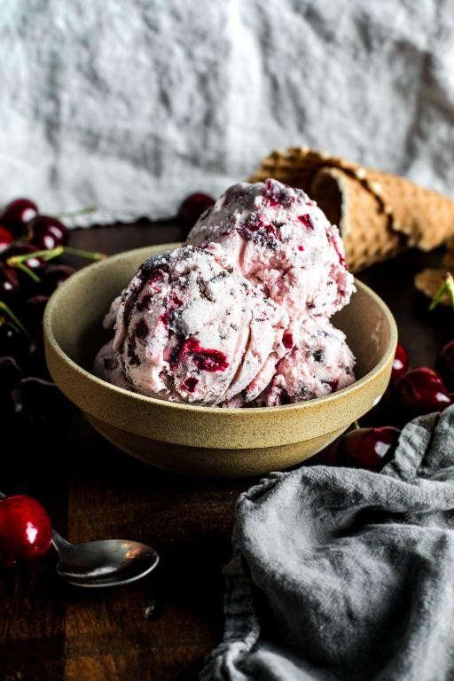 Black Cherry Dark Chocolate Ice Cream