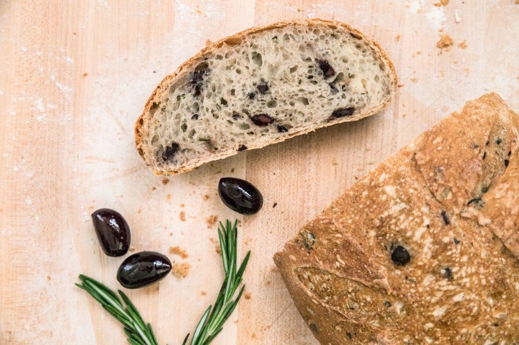 Black Olive and Rosemary Quick Bread