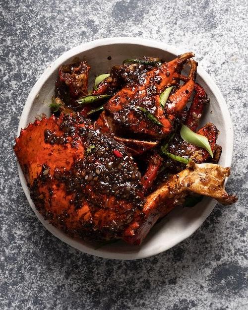 Black Pepper Boiling Crab Singapore-Style