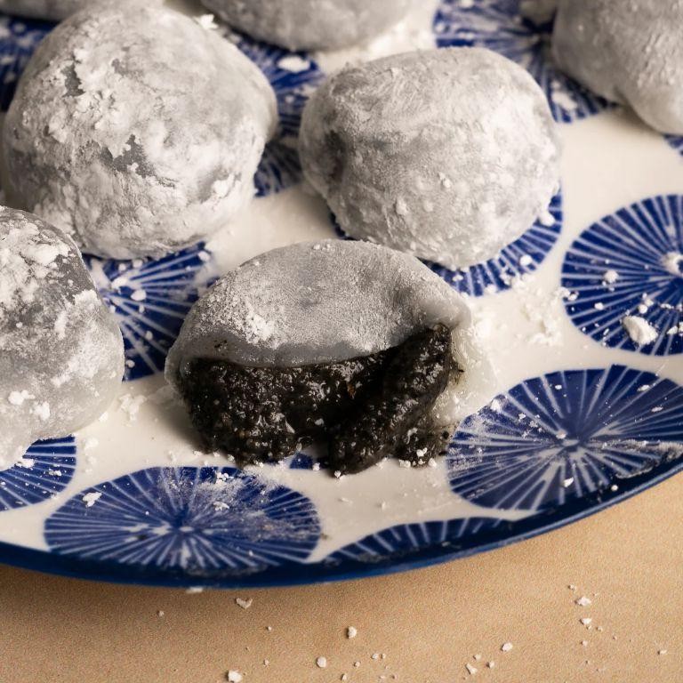 Black Sesame Mochi Balls