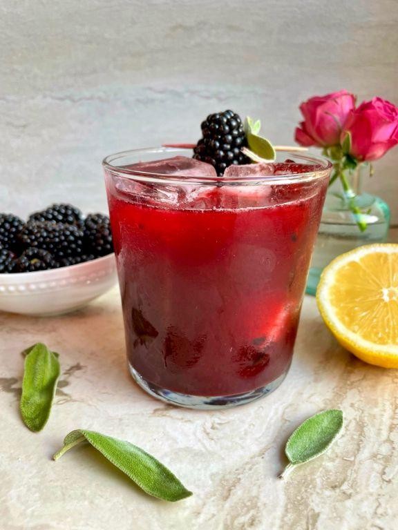 Blackberry Sage Margarita