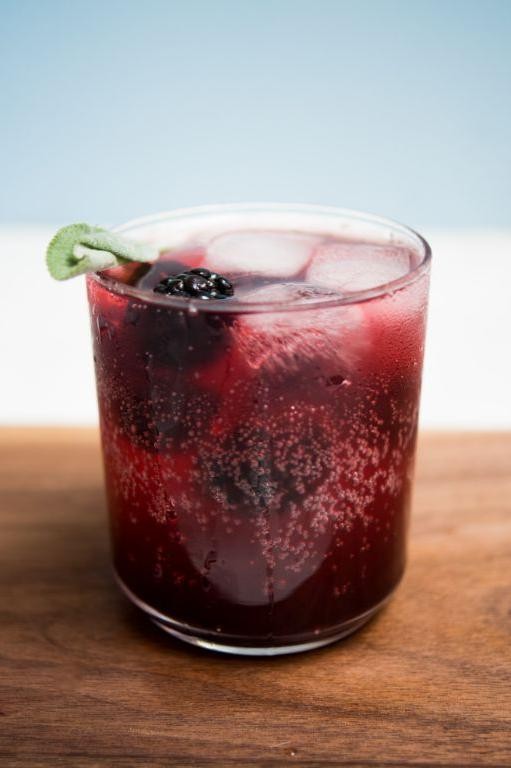 Blackberry Sage Soda